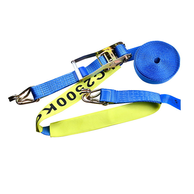 50mm customized Australia Standard Ratchet Cargo Lashing Ropes manicas