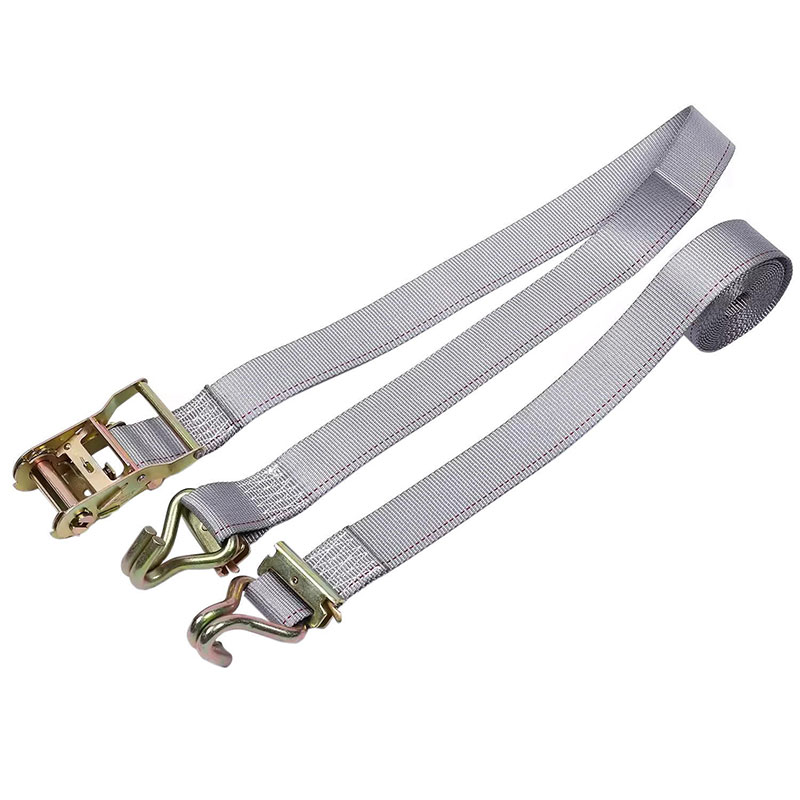 2'' X 12' Gravis Officium E-Track Ratchet Strap cum Wire Hooks et Ver E-Fittings