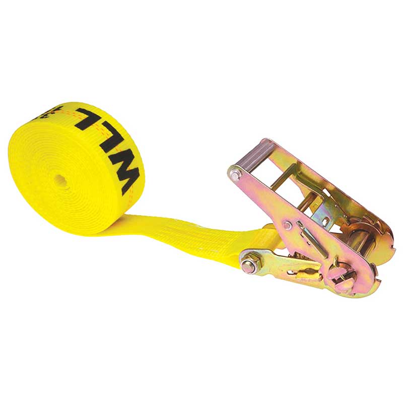 2 X 20' Yellow Gravis Officium sine fine Ratchet Strap