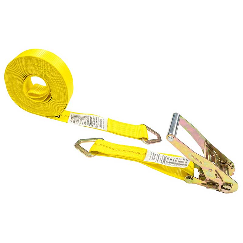 II X XXX, cum D-Rings Yellow Ratchet Strap