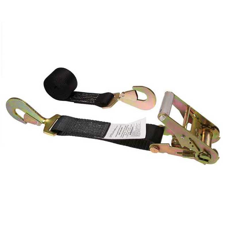 II X VIII 'Nigrum Car ligare Ratchet Strap retorta Snap Hooks