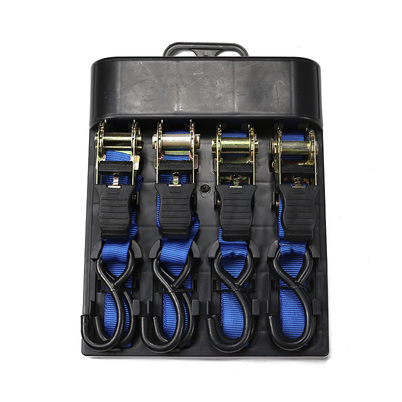 4PC 25MM Purgamentum Coated Ratchet Straps