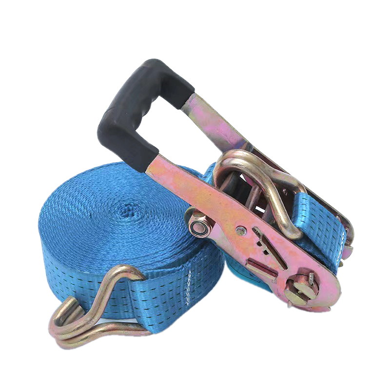 50mm lux Bule Tensioner Belts Truck Cargo Ratchet Fibula Straps